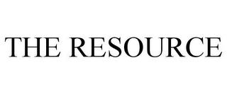 THE RESOURCE trademark