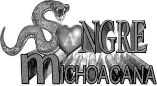 SANGRE MICHOACANA trademark