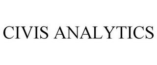 CIVIS ANALYTICS trademark