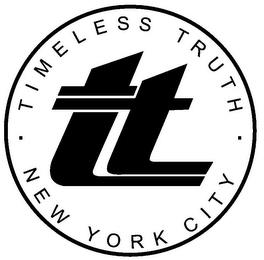 · TIMELESS TRUTH · TT NEW YORK CITY trademark