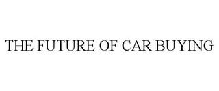 THE FUTURE OF CAR BUYING trademark