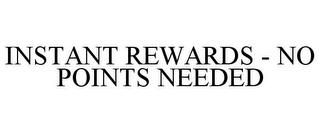 INSTANT REWARDS - NO POINTS NEEDED trademark