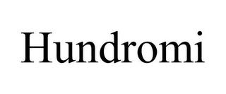 HUNDROMI trademark