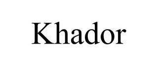 KHADOR trademark