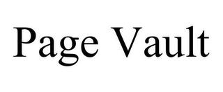 PAGE VAULT trademark