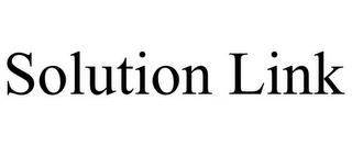 SOLUTION LINK trademark