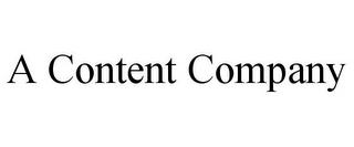 A CONTENT COMPANY trademark