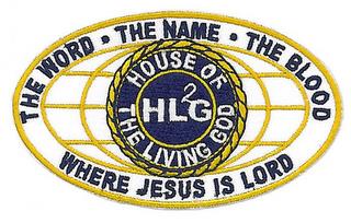 THE WORD · THE NAME · THE BLOOD WHERE JESUS IS LORD HOUSE OF THE LIVING GOD HL²G trademark