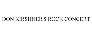 DON KIRSHNER'S ROCK CONCERT trademark