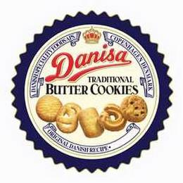 DANISH SPECIALTY FOODS APS COPENHAGEN DENMARK DANISA TRADITIONAL BUTTER COOKIES ORIGINAL DANISH RECIPE trademark