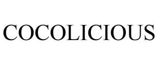 COCOLICIOUS trademark