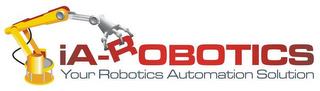 IA-ROBOTICS YOUR ROBOTICS AUTOMATION SOLUTION trademark