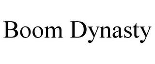 BOOM DYNASTY trademark