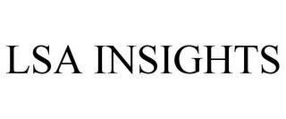 LSA INSIGHTS trademark