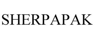 SHERPAPAK trademark