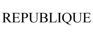 REPUBLIQUE trademark