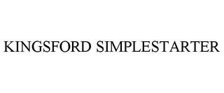 KINGSFORD SIMPLESTARTER trademark