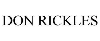 DON RICKLES trademark