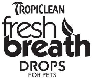 TROPICLEAN FRESH BREATH DROPS FOR PETS trademark