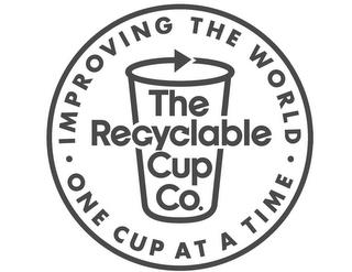 THE RECYCLABLE CUP CO · IMPROVING THE WORLD ONE CUP AT A TIME · trademark