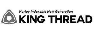 KORLOY INDEXABLE NEW GENERATION KING THREAD trademark