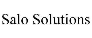 SALO SOLUTIONS trademark