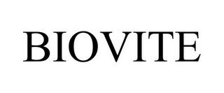 BIOVITE trademark