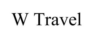 W TRAVEL trademark