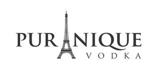 PURANIQUE VODKA trademark