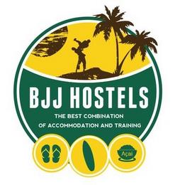 BJJ HOSTELS THE BEST COMBINATION OF ACCOMMODATION AND TRAINING ACAI trademark