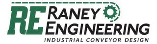 RE RANEY ENGINEERING INDUSTRIAL CONVEYOR DESIGN trademark