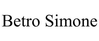 BETRO SIMONE trademark