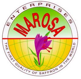 ENTERPRISES THE FIRST QUALITY OF SAFFRON IN THE WORLD trademark