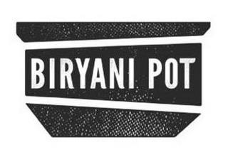 BIRYANI POT trademark