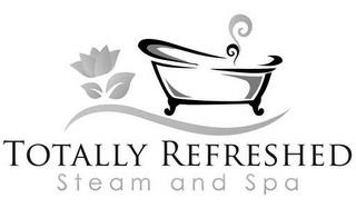 TOTALLY REFRESHED STEAM AND SPA trademark