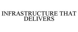 INFRASTRUCTURE THAT DELIVERS trademark