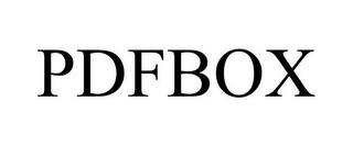 PDFBOX trademark