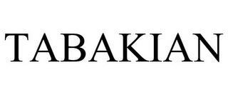 TABAKIAN trademark