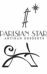 PARISIAN STAR ARTISAN DESSERTS trademark