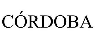 CÓRDOBA trademark