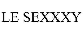 LE SEXXXY trademark