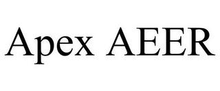 APEX AEER trademark