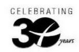 CELEBRATING 30 YEARS trademark