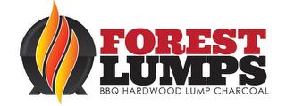 FOREST LUMPS BBQ HARDWOOD LUMP CHARCOAL trademark