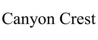 CANYON CREST trademark