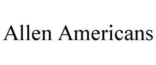 ALLEN AMERICANS trademark