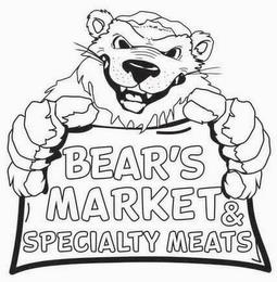 BEAR'S MARKET & SPECIALTY MEATS trademark