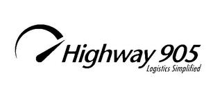 HIGHWAY905 LOGISTICS SIMPLIFIED trademark