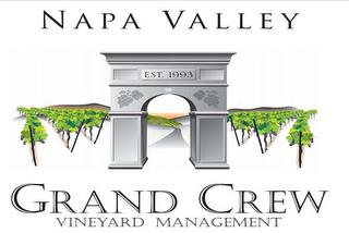 NAPA VALLEY GRAND CREW VINEYARD MANAGEMENT EST 1993 trademark