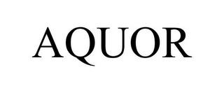 AQUOR trademark